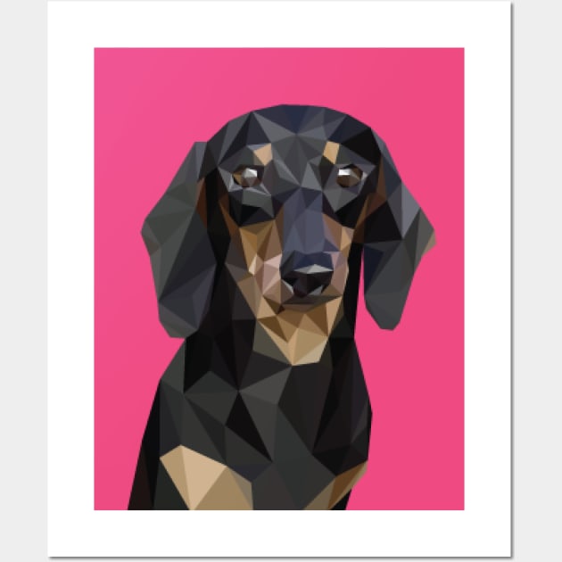 Dachshund Wall Art by Hermanitas Design